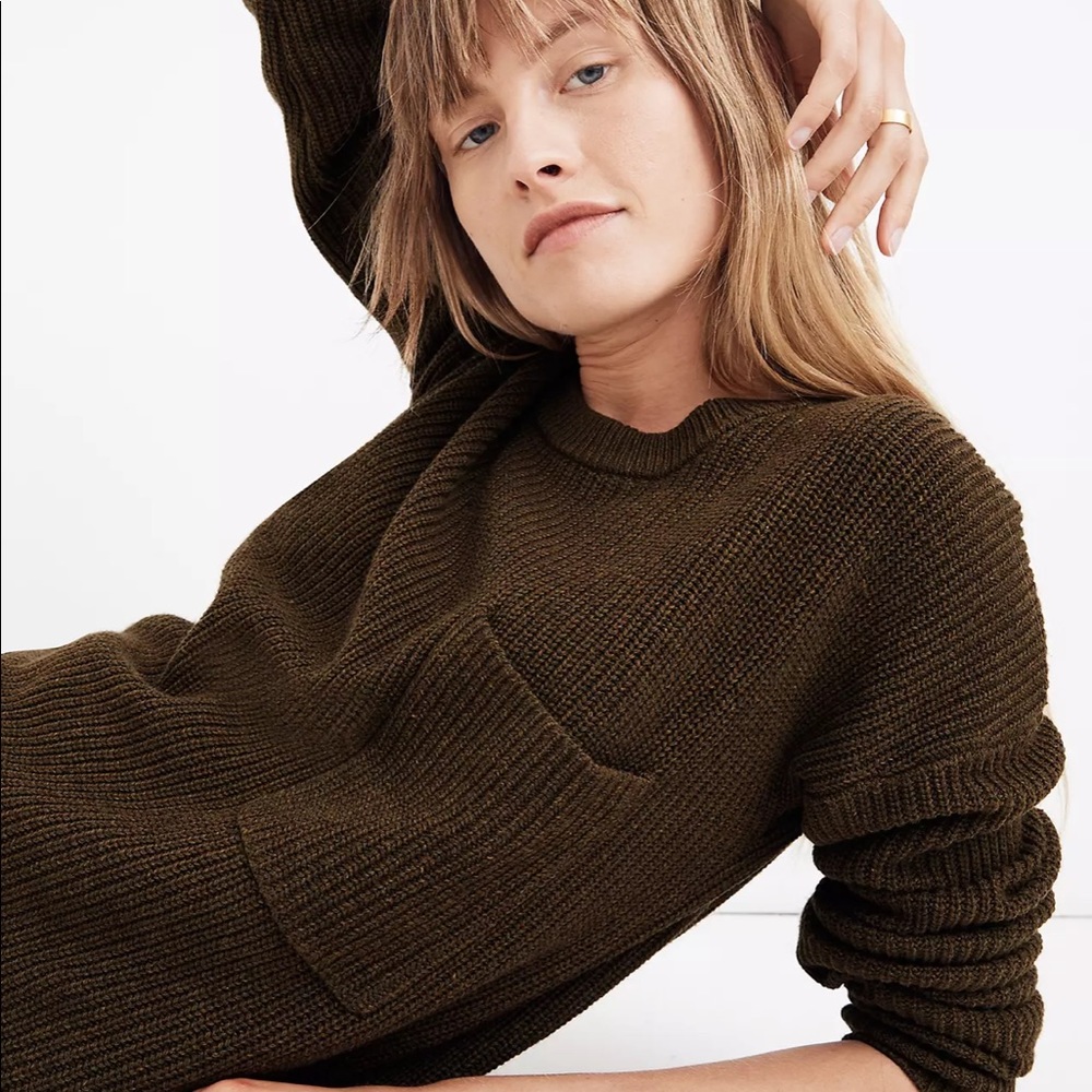 Madewell Thompson Pocket Pullover Sweater